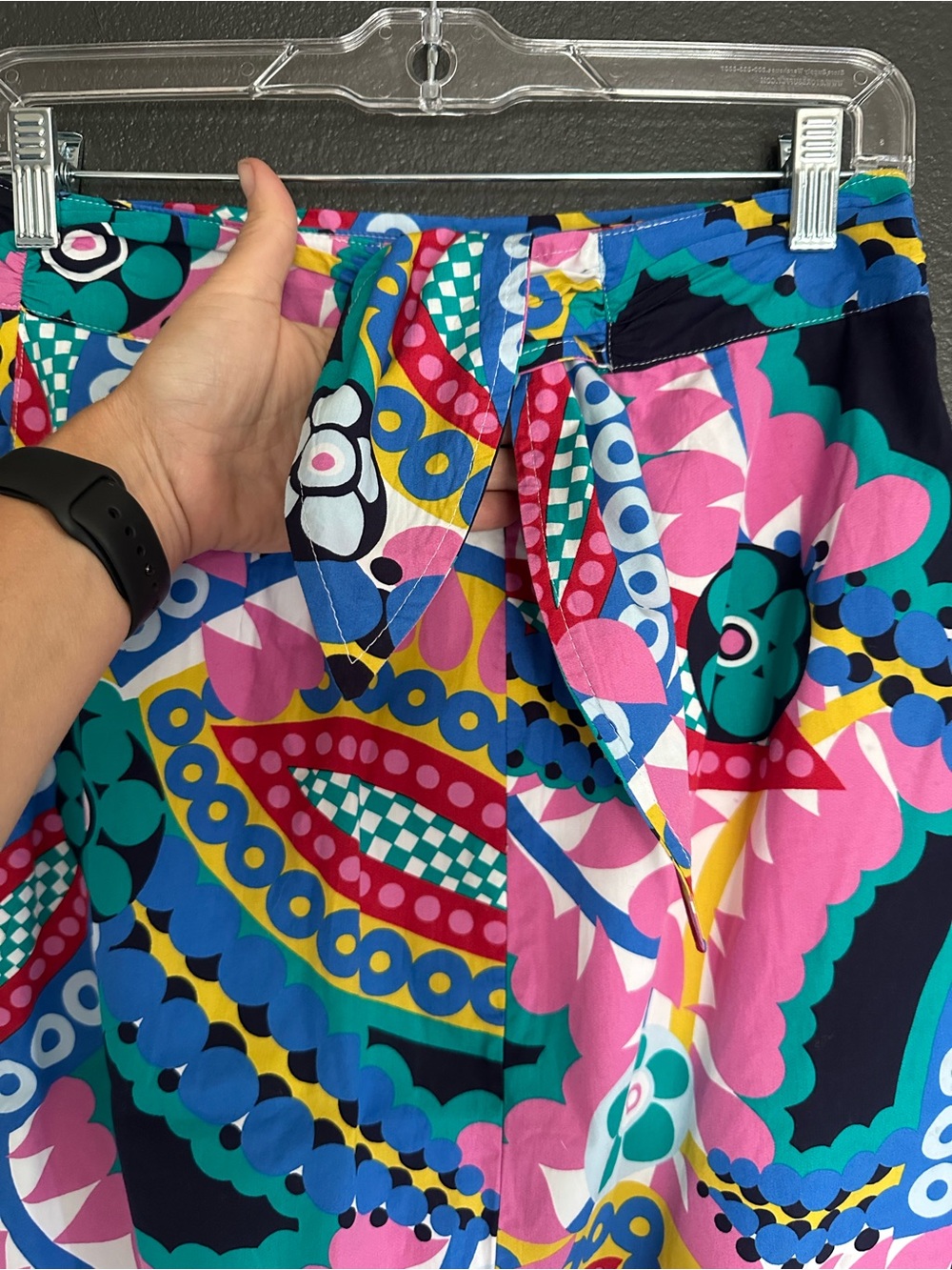 J. Crew Ratti Print Tie Waist Tulip Wrap Skirt Size 4 Colorful spring summer - Picture 6 of 9